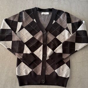 SHEIN Argyle Sweater
